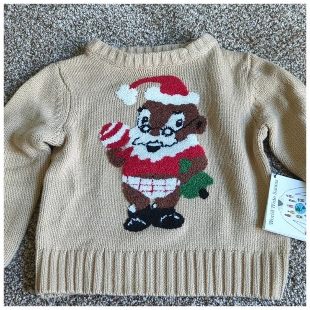 Whoopi Diversity 2 Sweater - Black Baby Santa